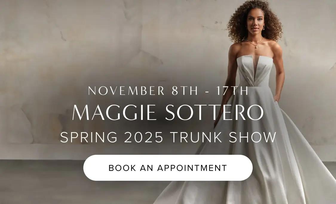 Maggie Sottero 2025 Trunk Show mobile banner