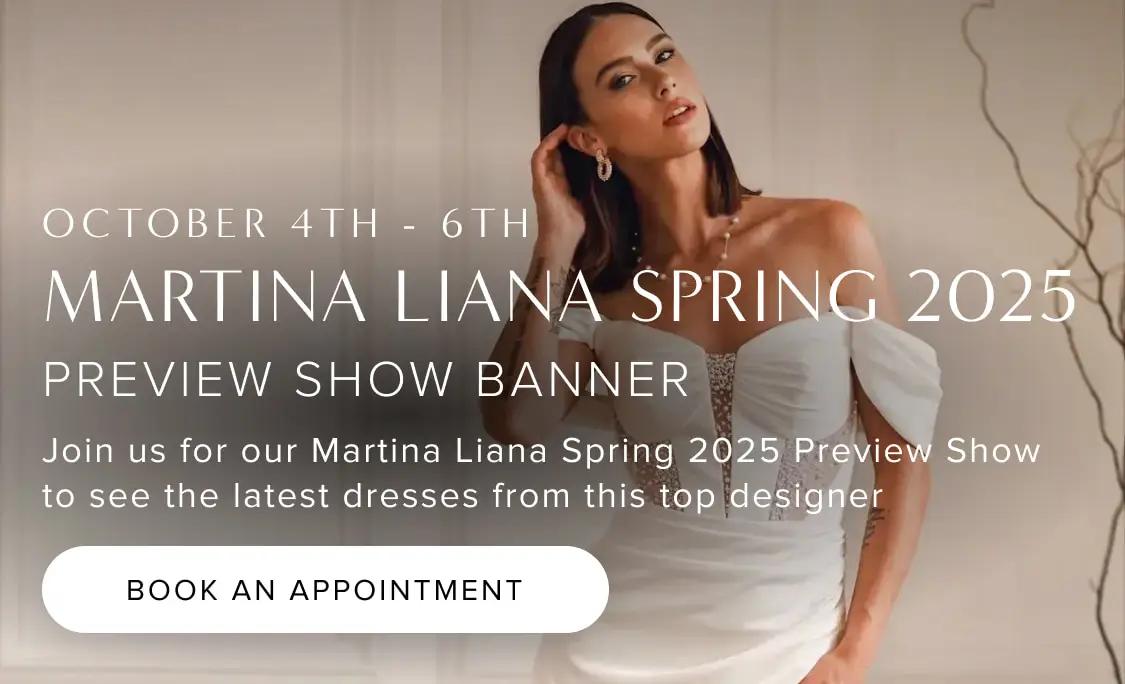 Martina Liana Trunk Show Banner for Mobile