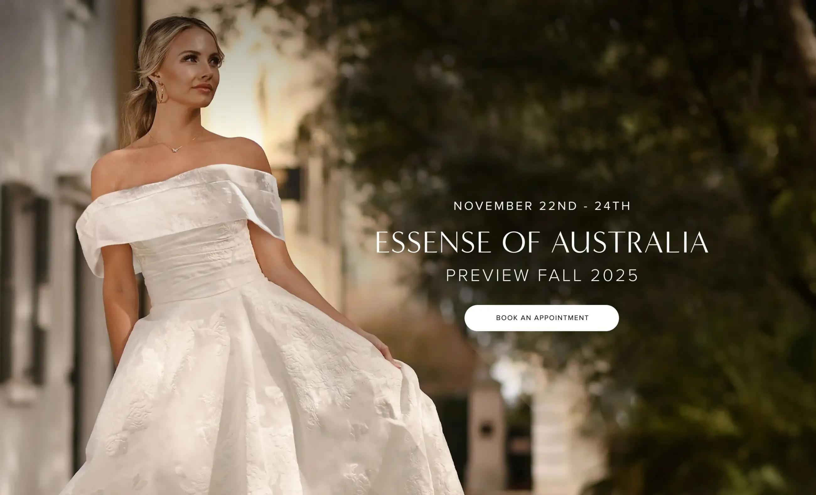 Essense of Australia Trunk Show desktop banner