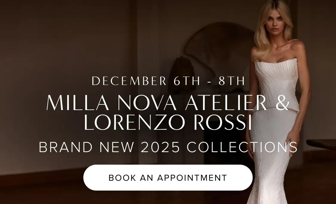 Milla Nova Atelier & Lorenzo Rossi Trunk Show mobile banner